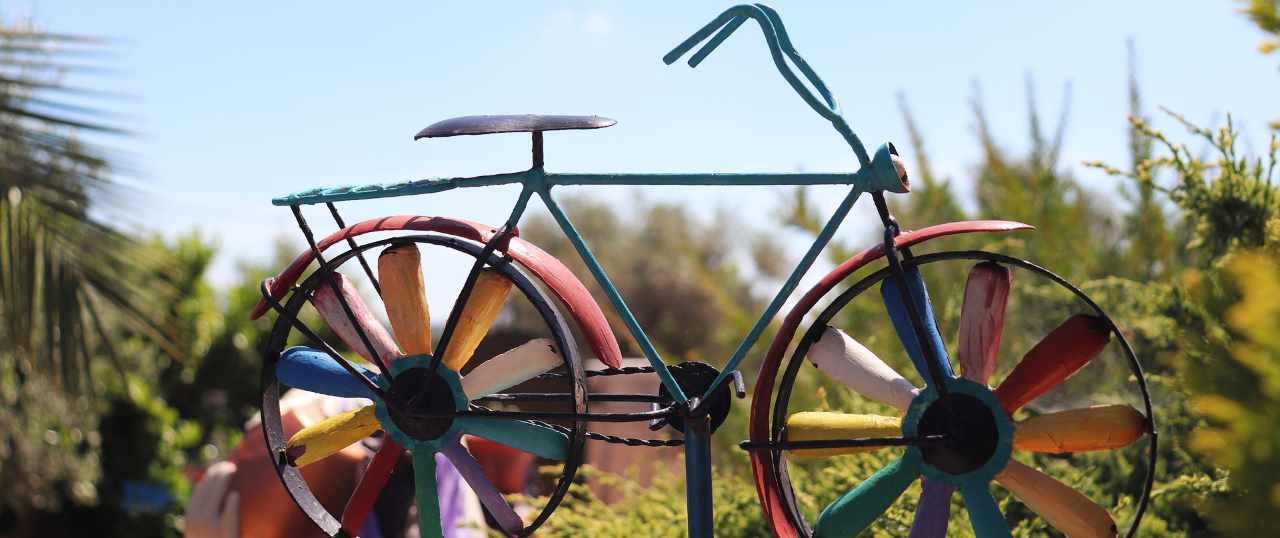 Windrad-Fahrrad Windrad-Fahrrad